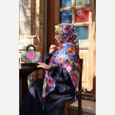 روسری نخی قواره 140 طرح (گلسا)