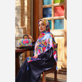 روسری نخی قواره 140 طرح (گلسا)