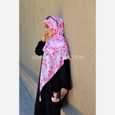 روسری نخی قواره 140 طرح بهار