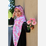 روسری نخی قواره 140 طرح بهار