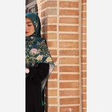 روسری نخی قواره 140 طرح ریحانه