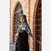 روسری نخی قواره 140 طرح ریحانه