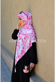 روسری نخی قواره 140 طرح بهار