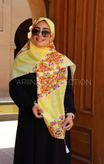 روسری نخی قواره 140 طرح مرداد