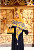 روسری نخی قواره 140 طرح شمس