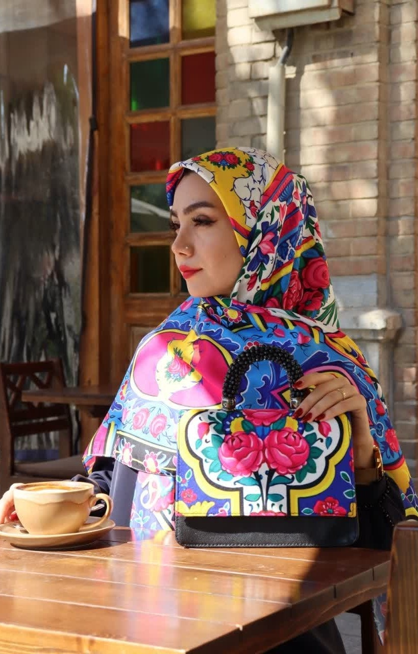 روسری نخی قواره 140 طرح (گلسا)