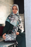 روسری نخی قواره 140 طرح حسرت دوست