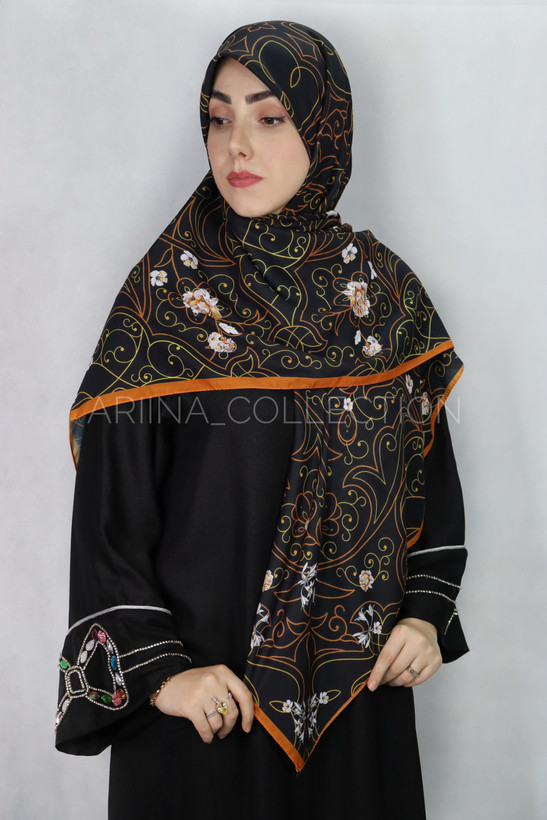 روسری نخی قواره 140 طرح آناهید